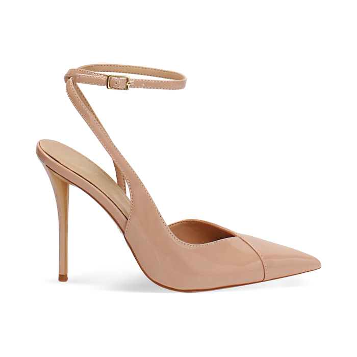 Escarpins nude talon 10,5 cm &eacute;l&eacute;gants