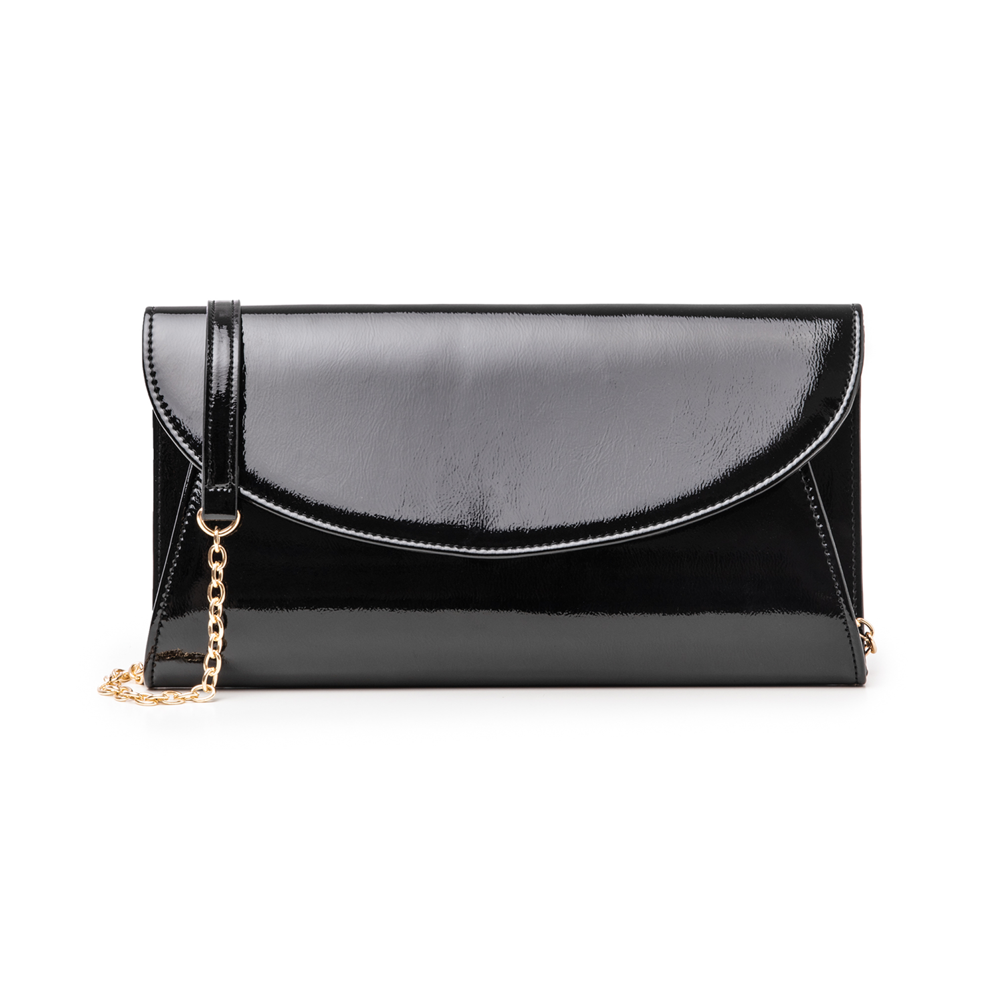 Pochette Nera In Vernice Primadonna Collection