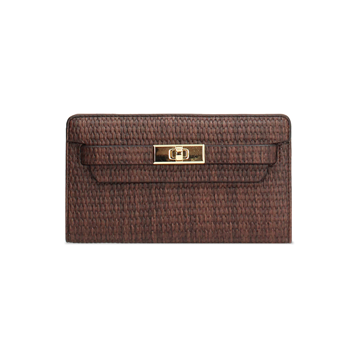 Portafoglio testa di moro con dettagli eleganti