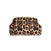 Bolso de mano leopardo con correa removible