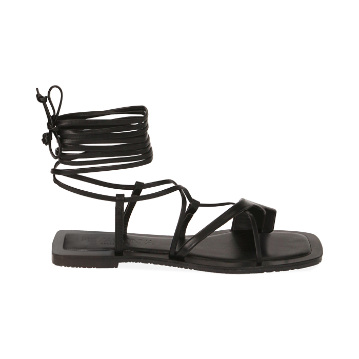 ZAPATOS FLAT ECO-PIEL NERO