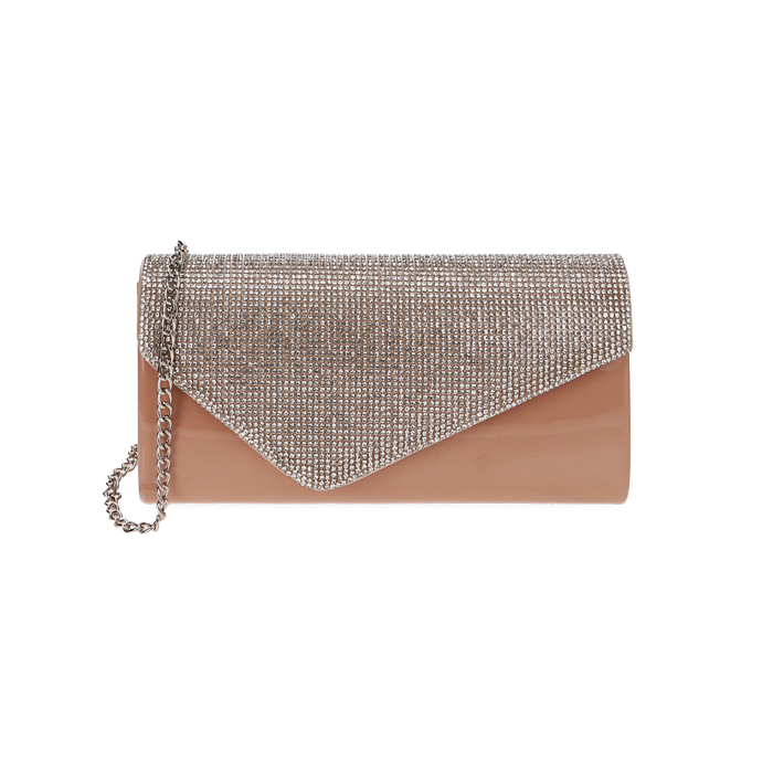 BAG POCHETTE SINTETICO CHAROL NUDE