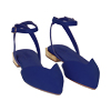 Ballerine slingback blu in lycra