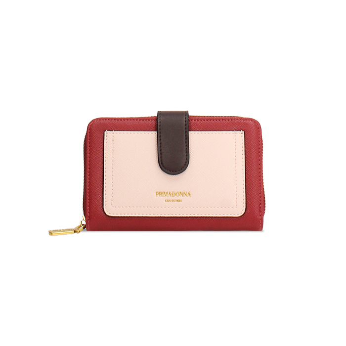 Portefeuille bordeaux pour femme