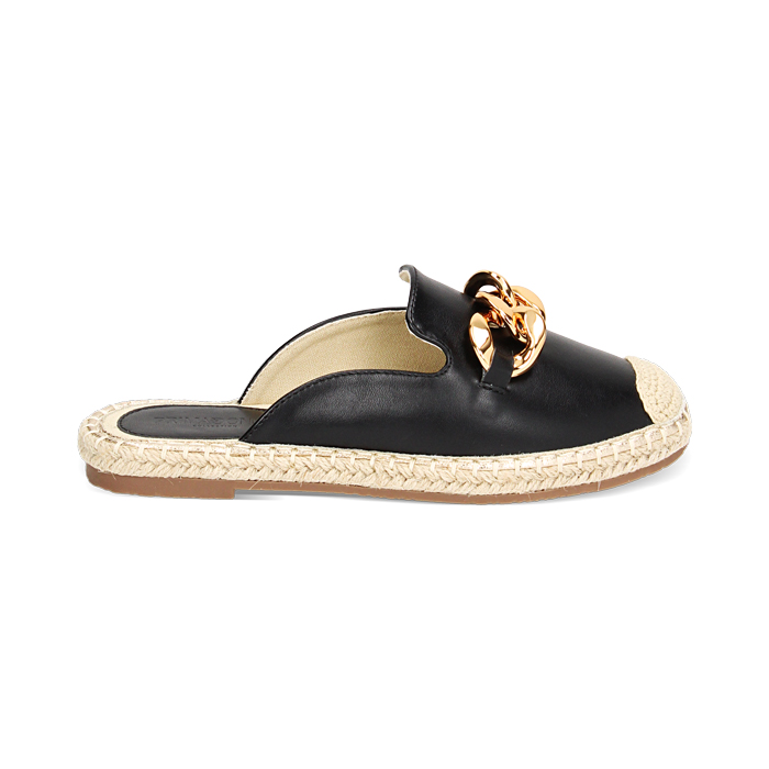 WOMEN SHOES SABOT SYNTHETIC NERO
