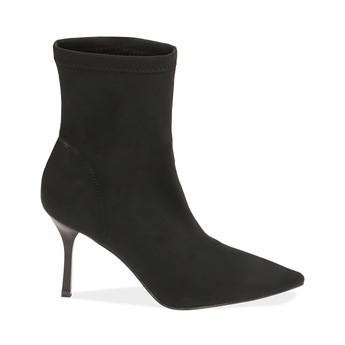 WOMEN SHOES DEMI-BOOT LYCRA NERO