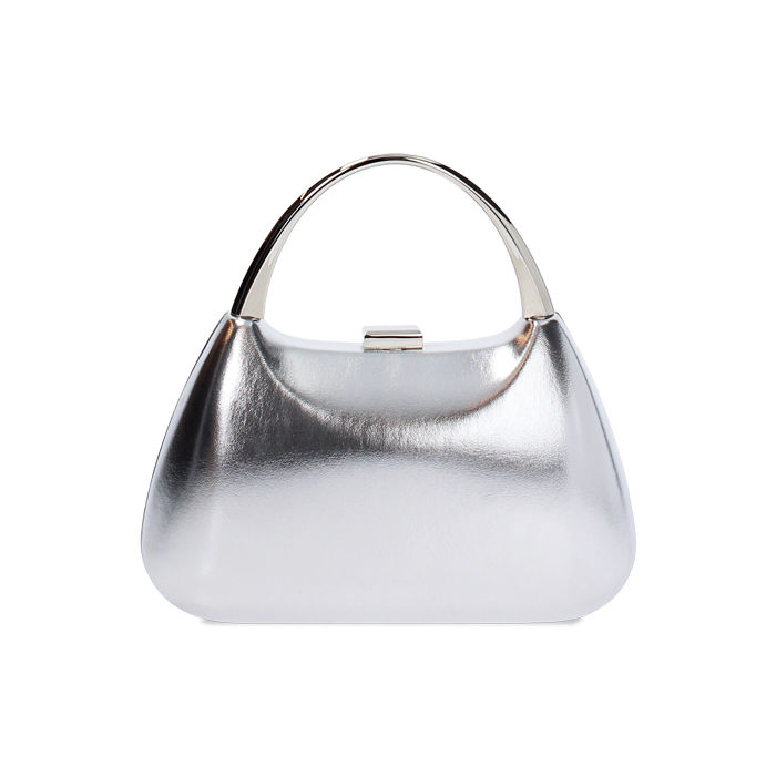 Clutch argento scintillante