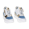 Sneakers jeans, zeppa 7 cm