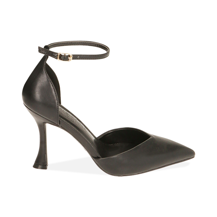 ZAPATOS OPEN SHANK SINTETICO NERO