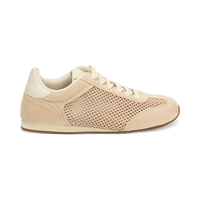 Zapatillas beige de estilo urbano chic