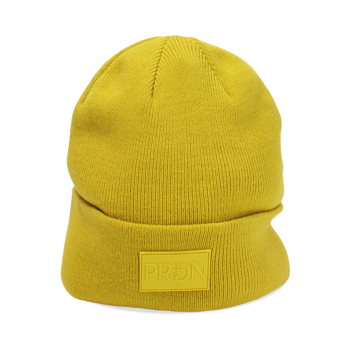 Cappello in tessuto ocra