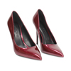 Décolleté cherry con tacco 10 cm in vernice perlata