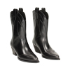 WOMEN SHOES DEMI-BOOT LEATHER NERO