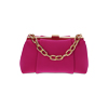 Mini bag fucsia in tessuto