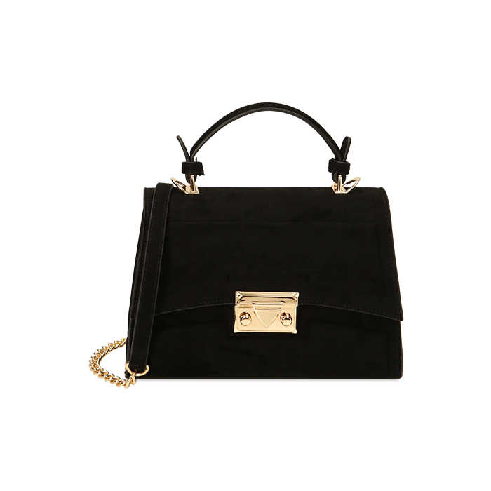 BORSA MINI BAG MICROFIBRA NERO