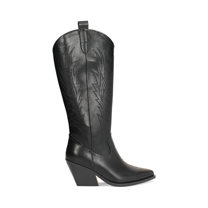 WOMEN SHOES BOOTS SYNTHETIC NERO