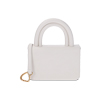 Mini bag a mano bianca