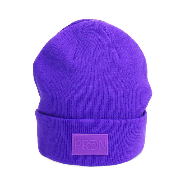 Cappello in tessuto viola