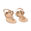 Sandalias bajas nude