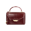 Mini sac bordeaux brillant