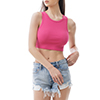 Top fucsia in cotone