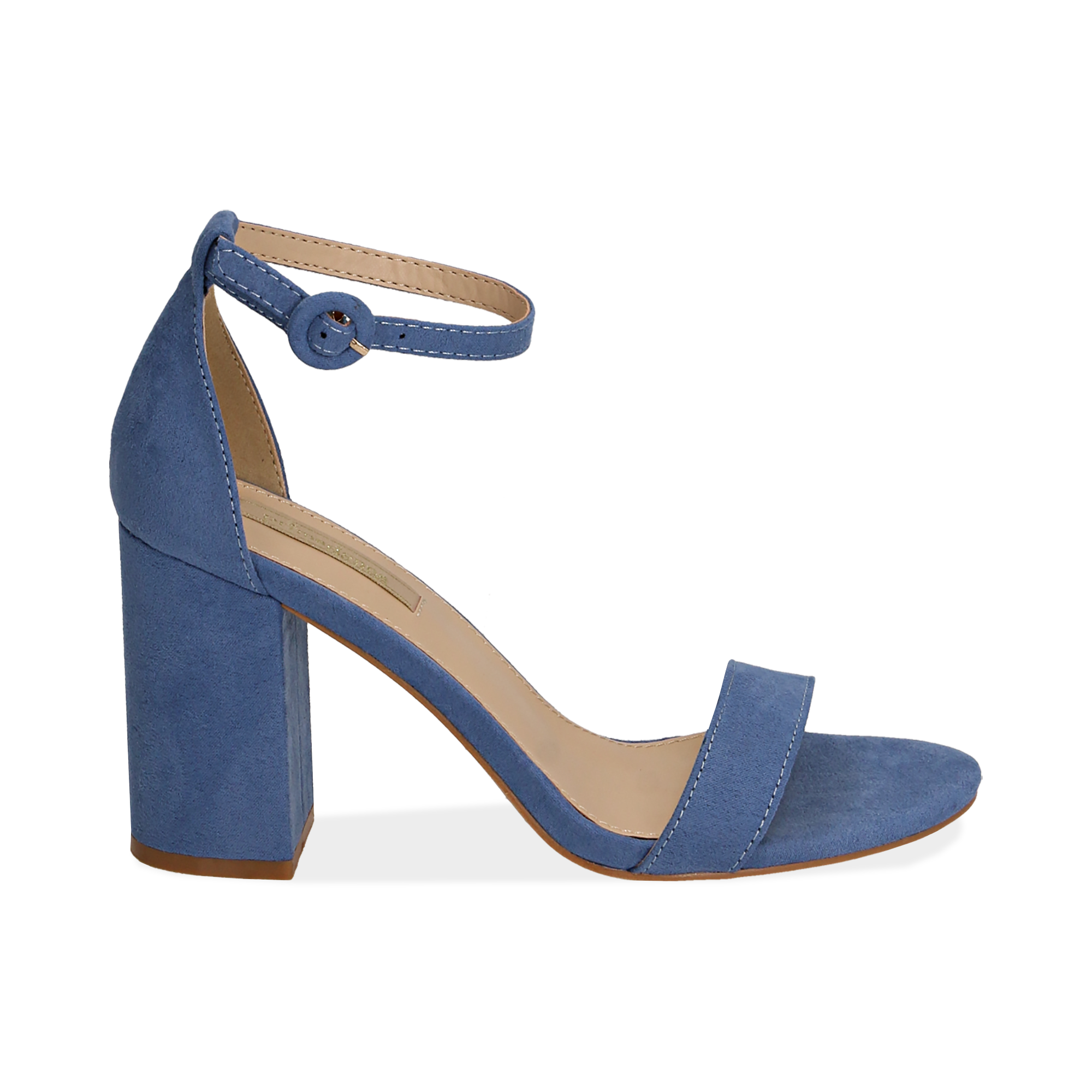 sandali azzurri tacco
