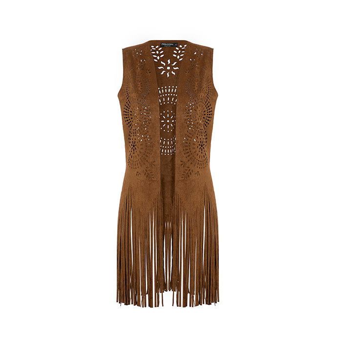 ABBIGLIAMENTO GILET MICROFIBRA COGN