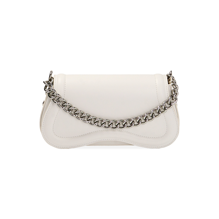 Mini bag saddle bianca