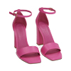 Sandales fuchsia, talon 9 cm 