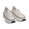 Sneakers chunky bianche in canvas