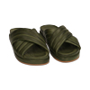 ZAPATOS FLAT PIEL VERD