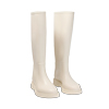 Bottes crème en PVC avec détails chics