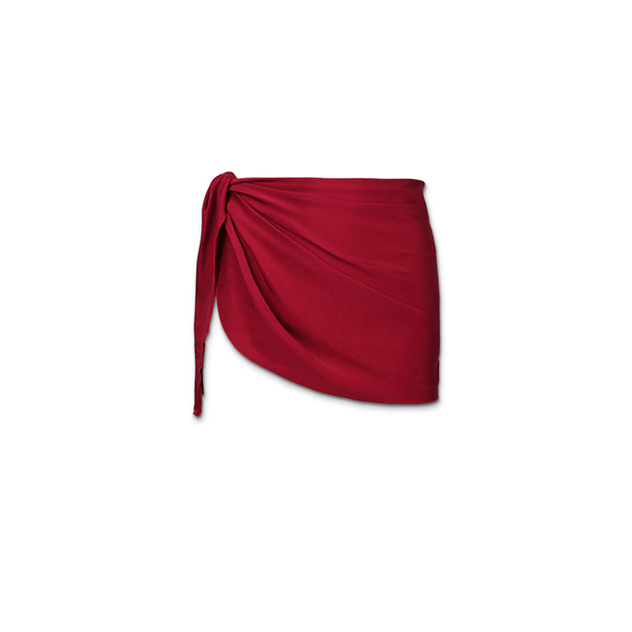 Copricostume donna bordeaux