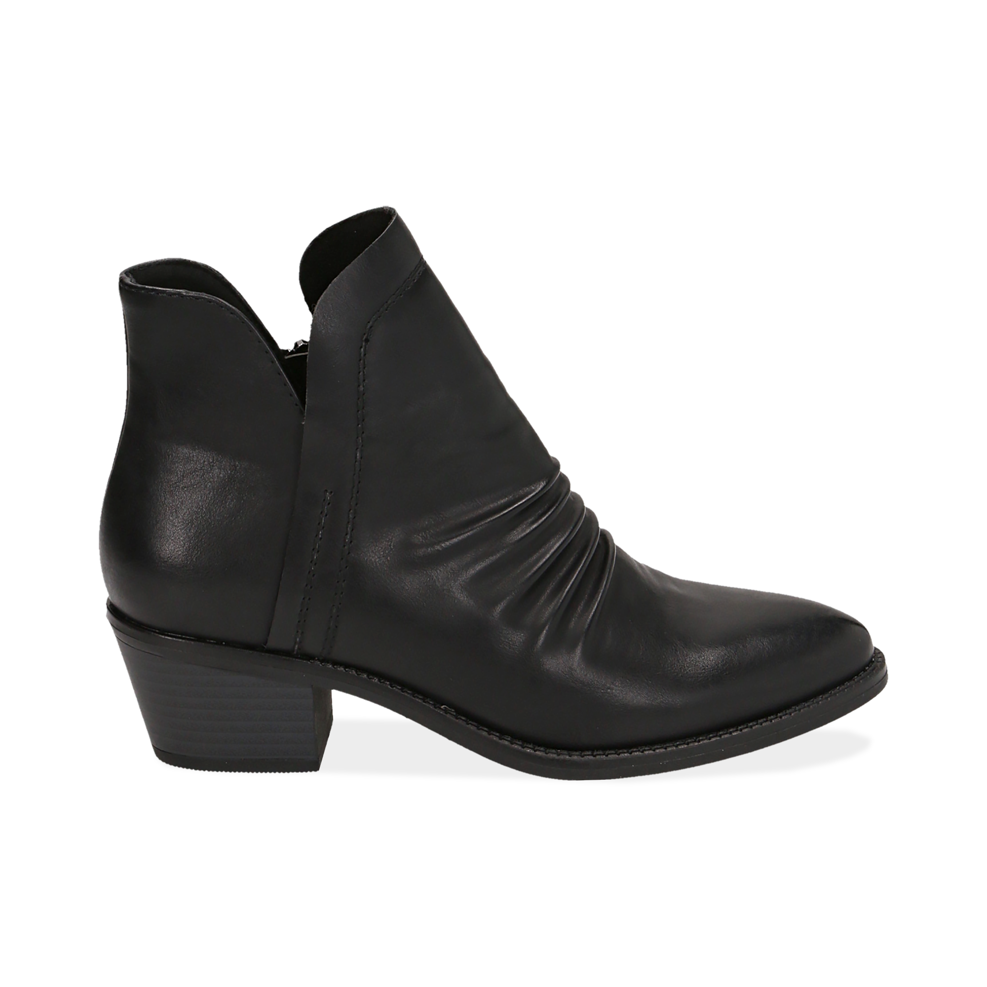 Bottines Noires En Simili cuir Talon De 4 50 Cm Primadonna Collection
