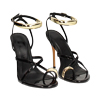 Sandales noires talon 10,5 cm