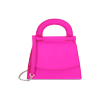 Mini bolso fuxia en tejido