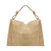 Bolso de hombro mujer taupe