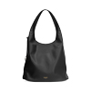 Borsa a spalla nera con tasche multiple