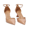 Open Shank nude en charol
