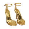 Sandali oro, tacco 10 cm 