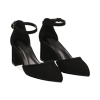 ZAPATOS OPEN SHANK MICROFIBRA NERO