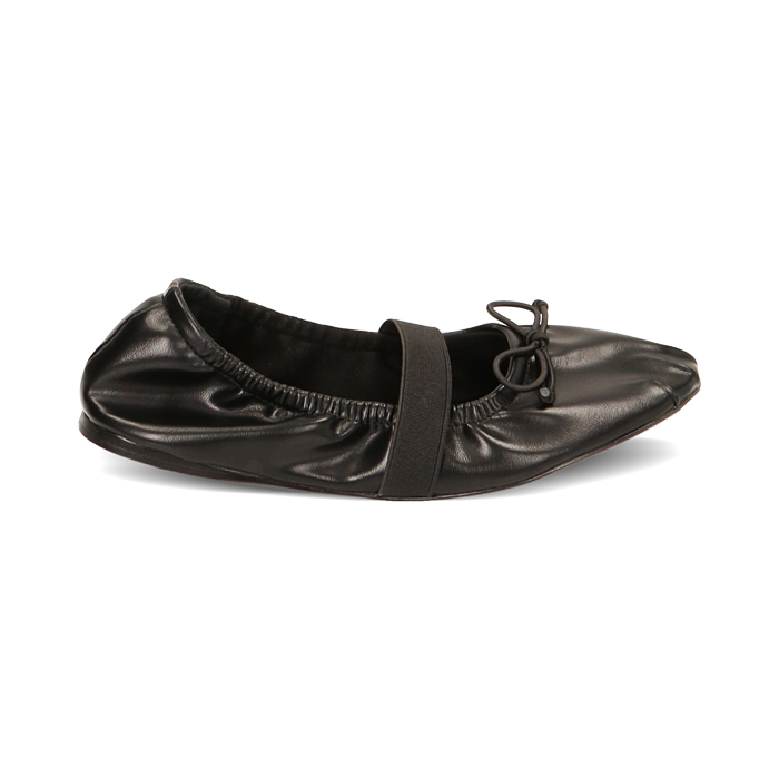 WOMEN SHOES BALLERINA SYNTHETIC NERO