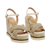 Zeppe beige tacco 10 cm