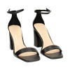 Sandale à talon femme noire chic