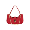 Mini-bag bordeaux con catene