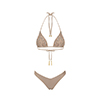 Bikini beige de atractivo sofisticado
