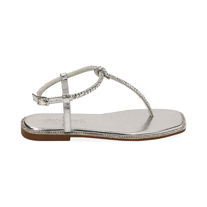 Infradito donna gioiello argento laminato Primadonna Collection