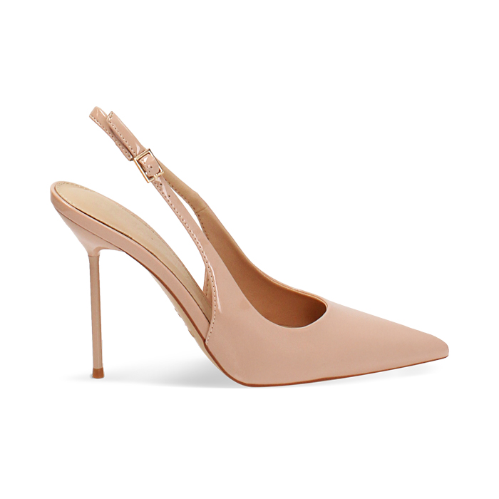 D&eacute;collet&eacute; nude tacco 10,5 cm