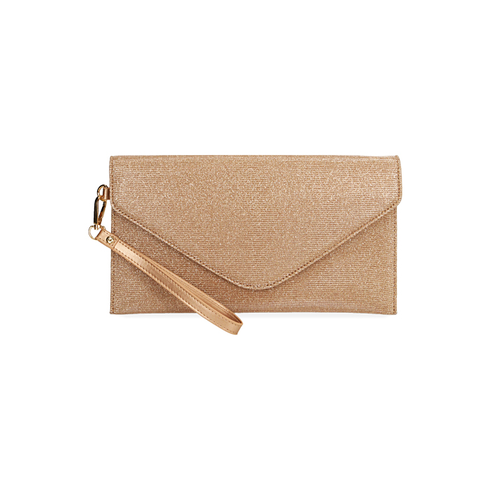 Pochette donna rosa oro glitter | Primadonna Collection