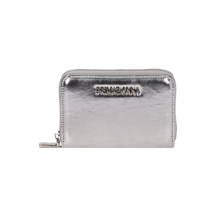 Portafogli argento laminato